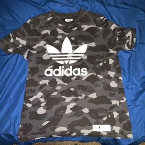 Adidas x Bape Camo Tee Size M